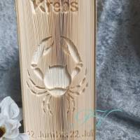 Motiv Sternzeichen „KREBS“ - Gefaltetes Hardcover-Buch Bild 2
