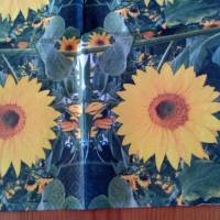 Serviette Sonnenblumen Feld (66)-1 einzelne Serviette Bild 2
