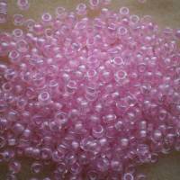 Hochwertige Glasperlen, Rocailles, 2,6 mm / 25 g * Farbeinzug hell flieder (eher rosa) Bild 1