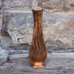 Kupfer Vase gehämmert Midcentury Boho 50er 60er Jahre Bild 1