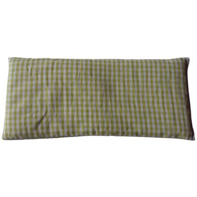 Amarant Augen und Entspannungs Kissen Vischy Karo hellgrün/weiß
