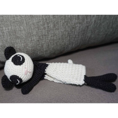 Amigurumi Häkelanleitung für das Panda Schnuffeltuch