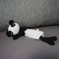 Amigurumi Häkelanleitung für das Panda Schnuffeltuch Bild 3