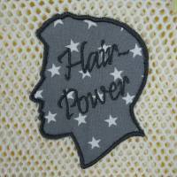 "Hair Power" Duschseifenbeutel  mit Maschinen-Stickerei - Perfekt für Einkauf und Aufbewahrung Bild 4