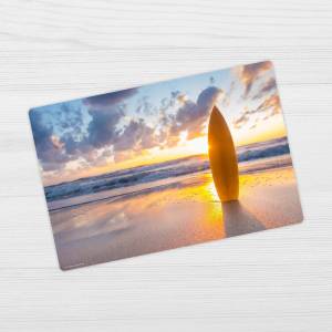 Schreibtischunterlage – Surfbrett am Strand – 60 x 40 cm – Schreibunterlage für Kinder aus erstklassigem Premium Vinyl – Bild 4