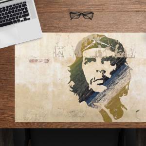 Schreibtischunterlage – Che Guevara – 60 x 40 cm – Schreibunterlage für Kinder aus erstklassigem Premium Vinyl – Made in Bild 1