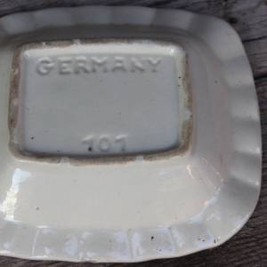 Aschenbecher Laufglasur Keramik 30er 40er Jahre DDR GDR Bild 4