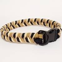 Hundehalsband, geflochtenes Halsband mit Klickverschluss, handgeflochten, Wunschfarben Bild 5