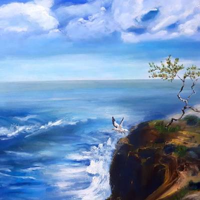 Klebefolie - Malerei • "Küstenromantik" • Design Ulrike Kröll