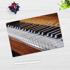Schreibtischunterlage – Klaviertasten – 60 x 40 cm – Schreibunterlage für Kinder aus erstklassigem Premium Vinyl – Made Bild 3