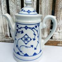Kleine Indisch Blau / Strohblumenmuster Teekanne/Kaffeekanne von Winterling Bild 1