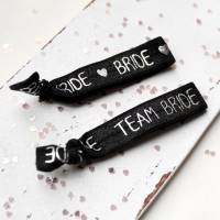 Bride oder Team Bride • Armband | Hairtie | Junggesellinnenabschied Bild 2