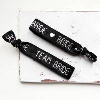 Bride oder Team Bride • Armband | Hairtie | Junggesellinnenabschied Bild 3
