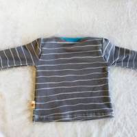 Frühchen Pullover , Gr 44 bis 48, Reborn Baby, Handgefertigt aus Jersey, Bekleidung für Frühchen Babys Bild 3