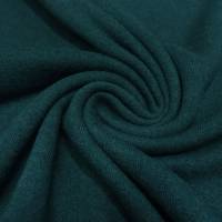 Stoff Ital. Strickstoff 100% Merino Merinostrick Wolle dunkel grün Kleiderstoff Kinderstoff Merinostoff Bild 1
