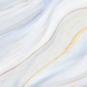 Napfunterlage | Futtermatte „Cremefarbener Marmor“ aus Premium Vinyl - 44x32 cm – rutschhemmend, abwaschbar, reißfest - Bild 4