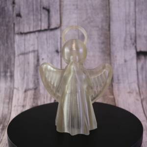 3D Engel / Weihnachtsengel Dekoration mit elektrischem Teelicht-Transparent Bild 2
