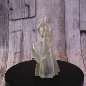 3D Engel / Weihnachtsengel Dekoration mit elektrischem Teelicht-Transparent Bild 4