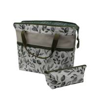 geräumige Tasche für A4 Formate als Bürotasche oder für Malutensilien, als Projekttasche, Einkaufstasche aus Canvas Bild 4