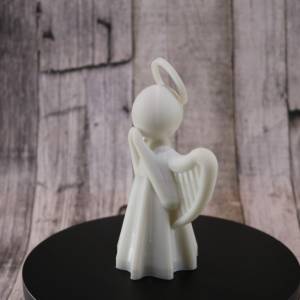 3D Engel / Weihnachtsengel Dekoration mit elektrischem Teelicht-Weiß Bild 3