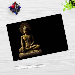 Schreibtischunterlage "Buddha" 60 x 40 cm" Schreibunterlage für Kinder aus erstklassigem Premium Vinyl abwas Bild 3
