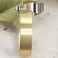 Ring Gold 750/- mit grünem Turmalin und Brillant Bild 5