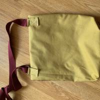 Schultertasche Umhängetasche Flap-Over-Tasche Foldover aus hochwertigen Stoffen Innentasche gefüttert H30x B28x T7 Bild 4