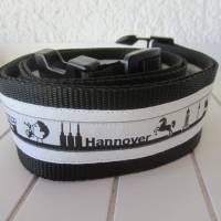 Koffergurt - Kofferband -Hannover - schwarz weiß Bild 1
