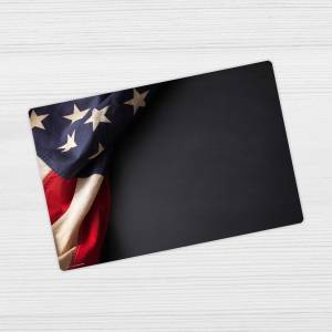 Schreibtischunterlage – Amerika Flagge USA – 60 x 40 cm – Schreibunterlage aus erstklassigem Premium Vinyl – Made in Ger Bild 2