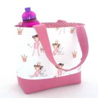 Kindertasche mit niedlichen kleinen Prinzessinnen  / Kindergartentasche / Kita Tasche / Osterkörbchen Bild 2