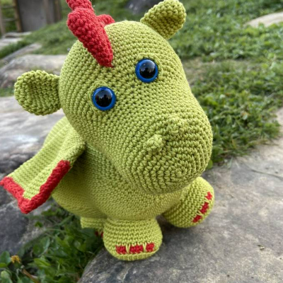 Häkelanleitung - Drazan Drache