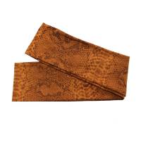 Haarband Viskose Jersey zum Knoten oder Wickeln Terracotta Reptil Bild 5
