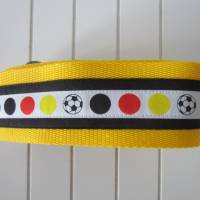 Koffergurt - Kofferband - Fußball Deutschland - gelb Bild 2