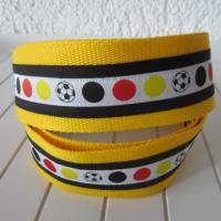Koffergurt - Kofferband - Fußball Deutschland - gelb Bild 4