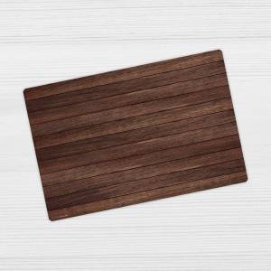 Schreibtischunterlage – Braune Holzbretter – 60 x 40 cm – Schreibunterlage aus erstklassigem Premium Vinyl – Made in Ger Bild 2