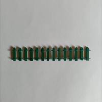 Miniatur Zaun, Flexibler Holzzaun, Miniatur Gartenzaun in Gelb, Dunkelgrün & Maigrün Länge: ca. 15 cm Bild 3