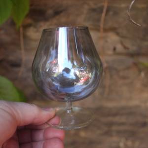 2 Cognacschwenker Cognacgläser Gläser gelüstertes Glas Lauscha 60er 70er Jahre DDR GDR Bild 5