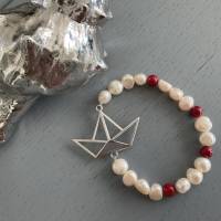 Wunderschönes Perlenarmband,echtes Perlenarmband,maritimes Armband,Armband mit Perlen,Armschmuck, Bild 5