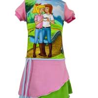 Sommerkleid Bibi und Tina im Lagenlook für Mädchen in verschiedenen Größen - Kleid - Lagenkleid Bild 1