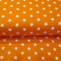 Baumwolle Carrie Sterne orange/weiß Oeko-Tex Standard 100(1m /9,00€) Bild 3
