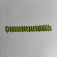 Miniatur Zaun, Flexibler Holzzaun, Miniatur Gartenzaun in Natur & Maigrün Länge: ca. 21 cm Bild 2