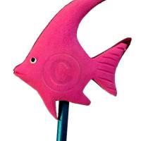 Upcycling-Stiftaufsatz Fisch aus Flip Flops Bild 1