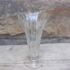 Trompetenvase Vase Glas Vintage Art Deco 30er 40er Jahre Bild 2