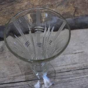 Trompetenvase Vase Glas Vintage Art Deco 30er 40er Jahre Bild 3
