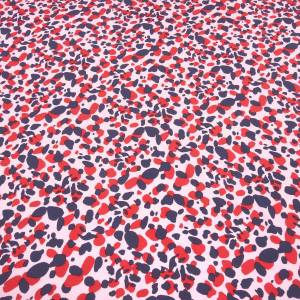 Stoff Modal Jersey Tupfen Flecken rosa rot blau Kleiderstoff Kinderstoff Bild 3