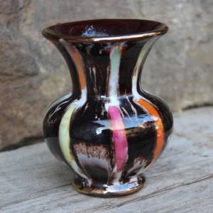 kleine Jasba Vase 235 / 10 Laufglasur Keramik Art Deco 30er 40er Jahre Germany Bild 1