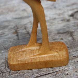Kranich Reiher Holz Figur Holzfigur Midcentury 50er 60er Jahre Bild 6