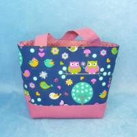 Kindertasche mit bunten Eulen | Kindergartentasche | Kita Tasche Bild 1