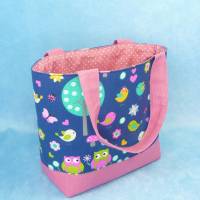 Kindertasche mit bunten Eulen | Kindergartentasche | Kita Tasche Bild 3