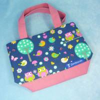 Kindertasche mit bunten Eulen | Kindergartentasche | Kita Tasche Bild 4